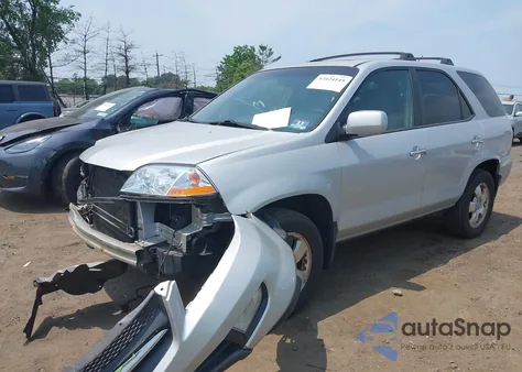 2003 Acura Mdx z USA, uszkodzony, nr VIN 2HNYD18263H544080